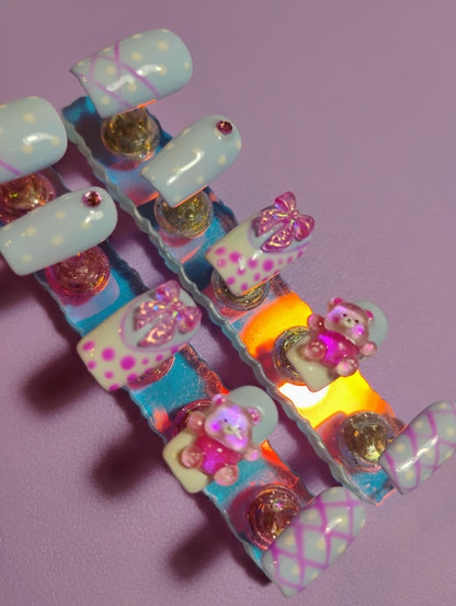 Pink & Blue Teddy